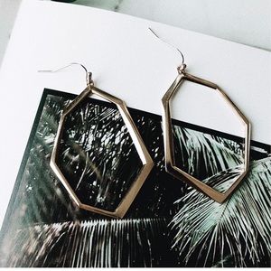 Kendra Scott hexagonal earrings